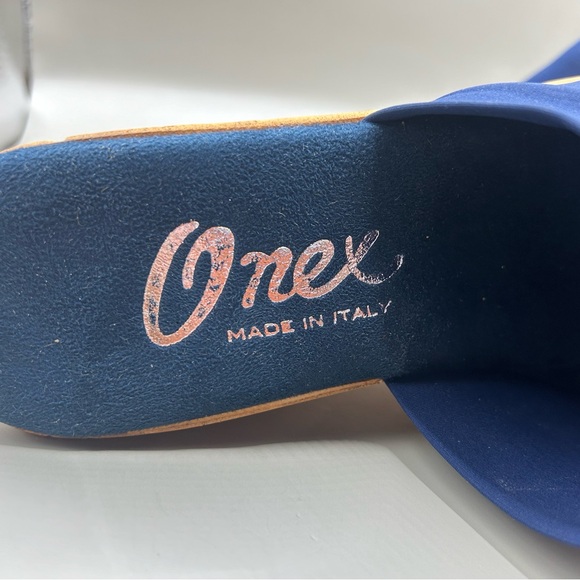 NEW Onex Christina Navy Womens Wedge Sandals - Size 11B - Picture 11 of 13